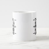 Grande Tasse Graphisme de typographie Awesome Husband (Devant)