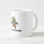 Grande Tasse Graphisme Halloween Zombie (Devant droit)
