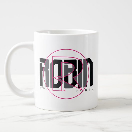 Grande Tasse Graphisme Nommé Robin Hi-Tech (Gauche)
