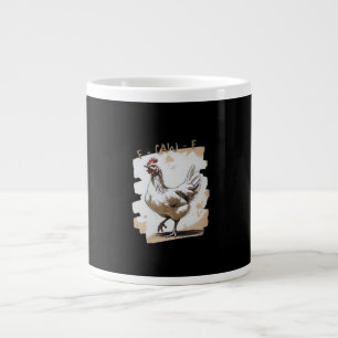 Grande Tasse Graphisme vintage F-Caw-F