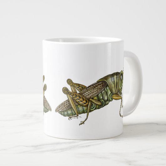 Grande Tasse Grasshopper vert (Devant droit)