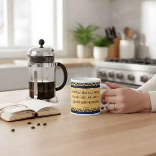 Grande Tasse Gratitude demeure Affirmation Inspirante