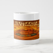 Grande Tasse Gratitude Turkey Mug- Feast on Meaning (Devant)