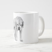 Grande Tasse Gravé dans l'ombre (Devant droit)