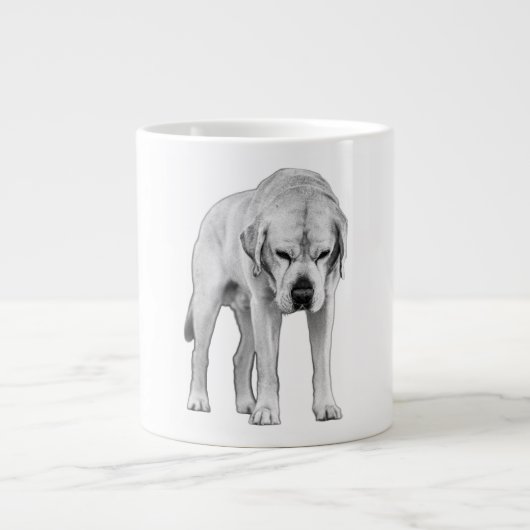 Grande Tasse Gravé dans l'ombre (Devant)