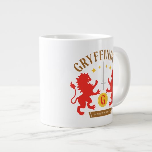 Grande Tasse GRAYFFINDOR™ Maison double Lion épée graphique (Devant droit)