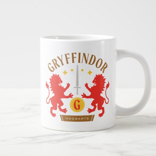 Grande Tasse GRAYFFINDOR™ Maison double Lion épée graphique (Droite)