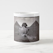 Grande Tasse Great Sphinx & Gizeh Pyramides Necropolis Egypte (Devant)