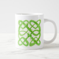 GRANDE TASSE GREEN CELTIC KNOT