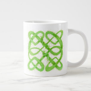 GRANDE TASSE GREEN CELTIC KNOT
