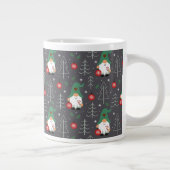 Grande Tasse Green Gnome Arbre de Noël Motif (Droite)
