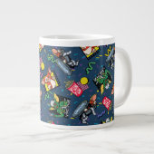 Grande Tasse Gremlins™ 80's Retrowave Pattern (Devant droit)