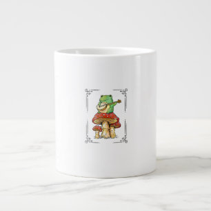 Grande Tasse Grenouille Champignon Goblincore Conception Artist
