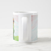 Grande Tasse Grenouille verte Se détendre dans l'étang (Dos)