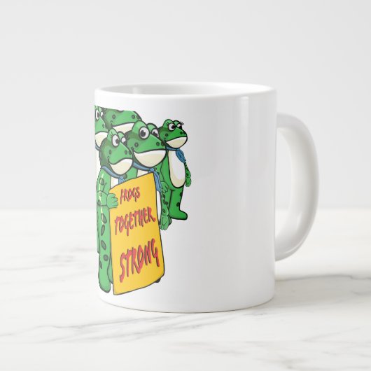 Grande Tasse Grenouilles ensemble fortes (Devant droit)