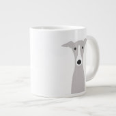 Grande Tasse Greyhound mignon, Greyhound italien ou Chien Whipp (Devant droit)