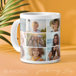 Grande Tasse Grille de collage photo 15 - Moderne minimal blanc
