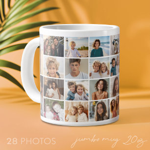 Grande Tasse Grille de collage photo 28 - Moderne, blanc minima