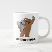 Grande Tasse Grizz & Nom Nom - #InternetFamous (Droite)