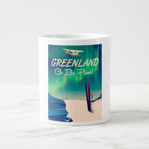 Grande Tasse Groenland 'Allez en Avion !'