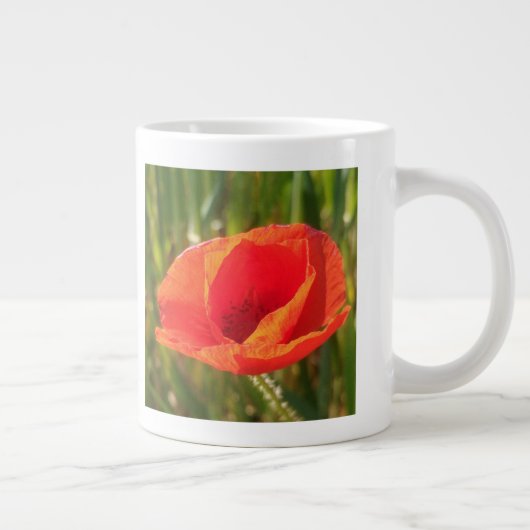 Grande Tasse Gros pavot rouge (Droite)