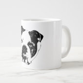 Grande Tasse Gros plan de Bulldog Noel (Devant droit)