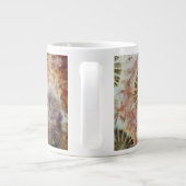 Grande Tasse Gros plan de corail rose (Dos)