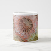 Grande Tasse Gros plan de corail rose (Devant)