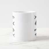 Grande Tasse Groupe des quatre poissons (Devant)