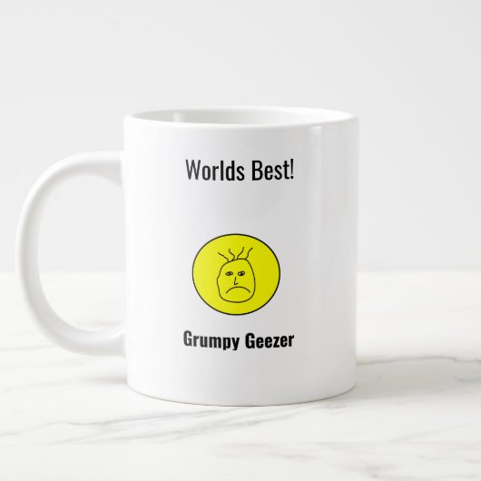 Grande Tasse Grumpy Geezer Fête des Pères (Gauche)
