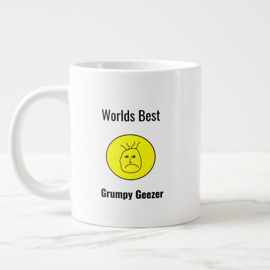 Grande Tasse Grumpy Geezer Fête des Pères (Gauche)