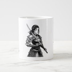 Grande Tasse guerrière samouraï japonaise - femme