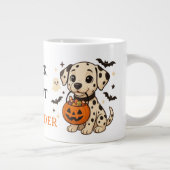 Grande Tasse Halloween Chien Dalmatien Trick ou traitement (Droite)