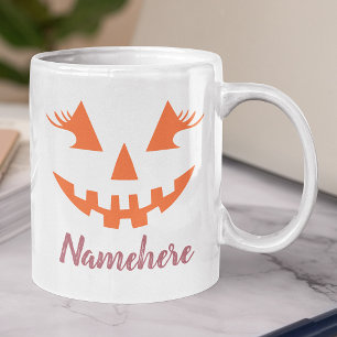 Grande Tasse Halloween Citrouille Jack-o'-lantern fille personn