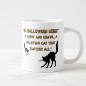 Grande Tasse halloween du chat, (Droite)