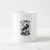 Grande Tasse Halloween F-Caw-F Bird Crow Women Men Trendy Casua (Devant)
