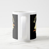 Grande Tasse Halloween simple et heureux fantôme éffrayant (Dos)