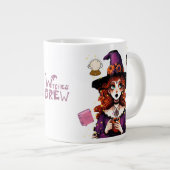 Grande Tasse Halloween sorcière magique sorcière (Devant droit)