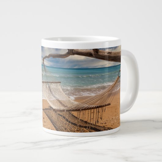 Grande Tasse Hamac sur le rivage (Devant droit)