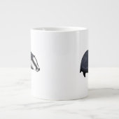 Grande Tasse Hand Drawn Badger Illustration Design (Devant)
