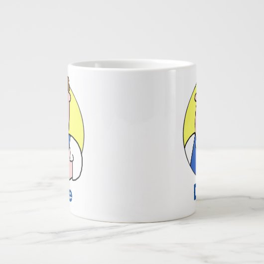 Grande Tasse Handyman Tradesman avec nom (Devant)