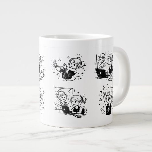 Grande Tasse happy (Devant droit)