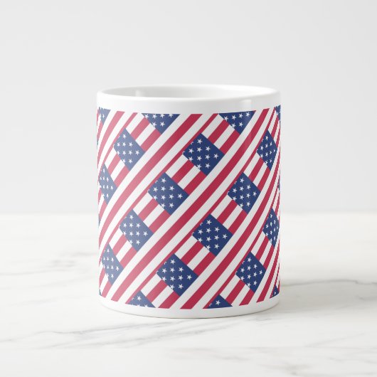 Grande Tasse Happy 4th July Independence Day (Devant)