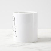 Grande Tasse "Happy Camper" Simple Farmhouse moderne (Devant)