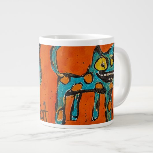 Grande Tasse Happy Cat (Devant droit)