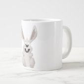 GRANDE TASSE "HAPPY EASTER" BUNNY GRIS (Devant droit)