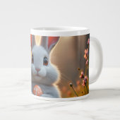 Grande Tasse Happy Easter Bunny in the Magic of Spring (Devant droit)