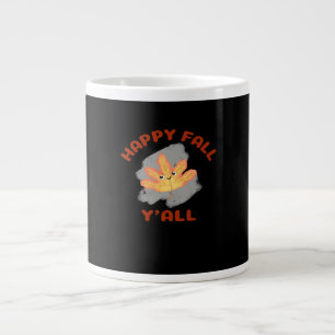 Grande Tasse Happy Fall Y’all Retro Classic