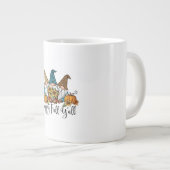 Grande Tasse Happy Fall Y'all Leopard Gnome (Devant droit)