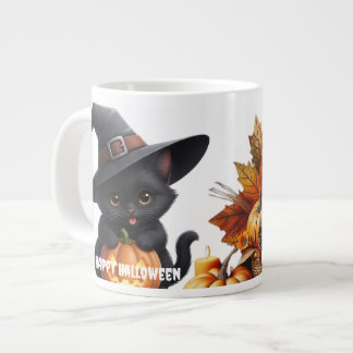 Grande Tasse Happy Halloween Autumn Family